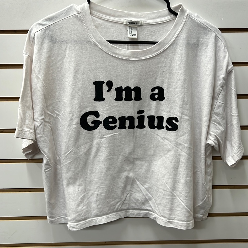 I’m a Genius crop top